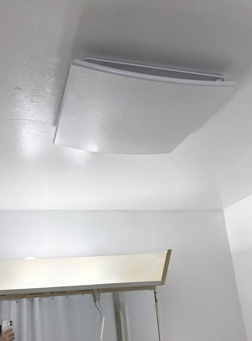 Bathroom exhaust fan replacement completed
