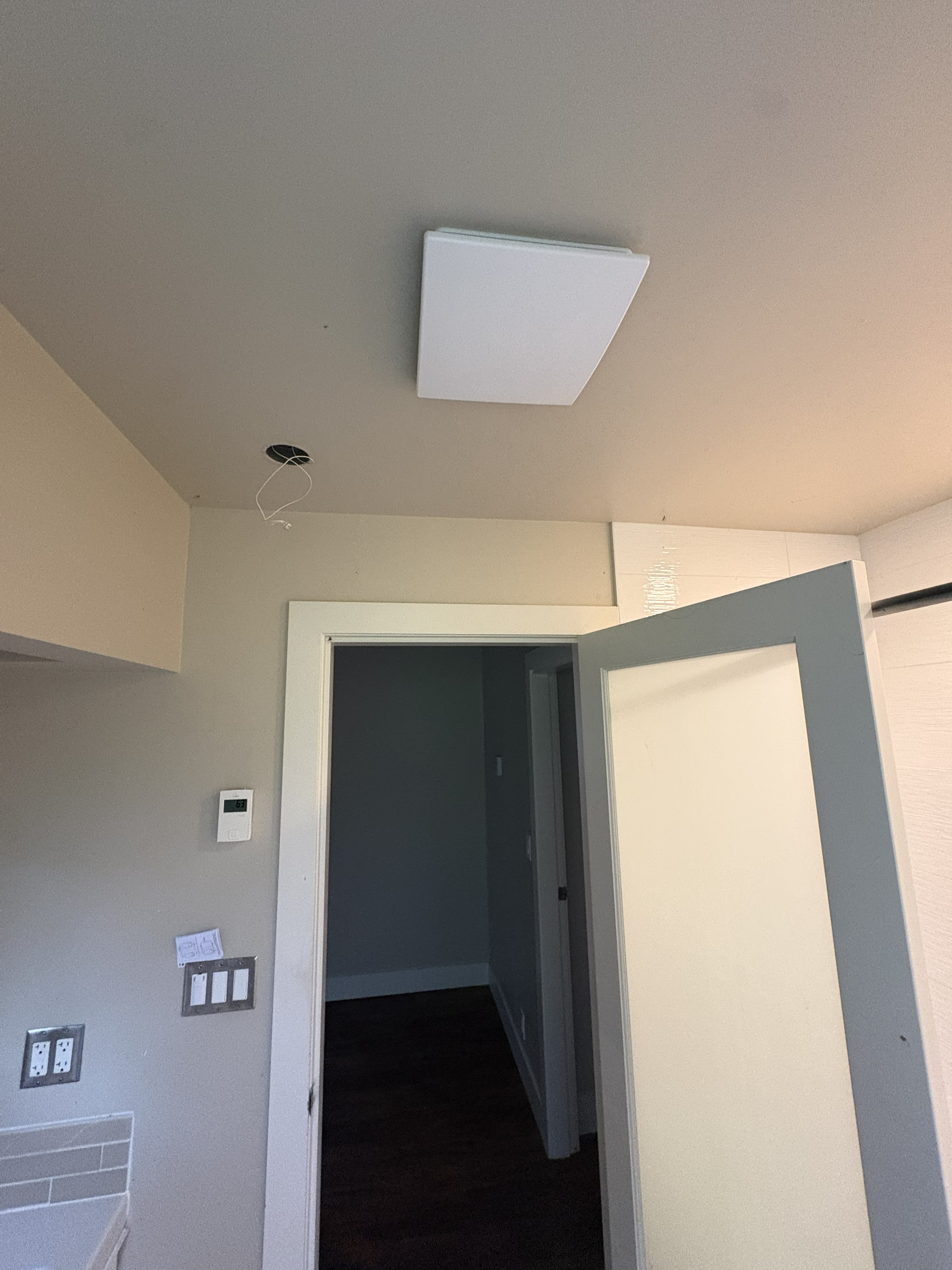 Bathroom exhaust fan replacement completed