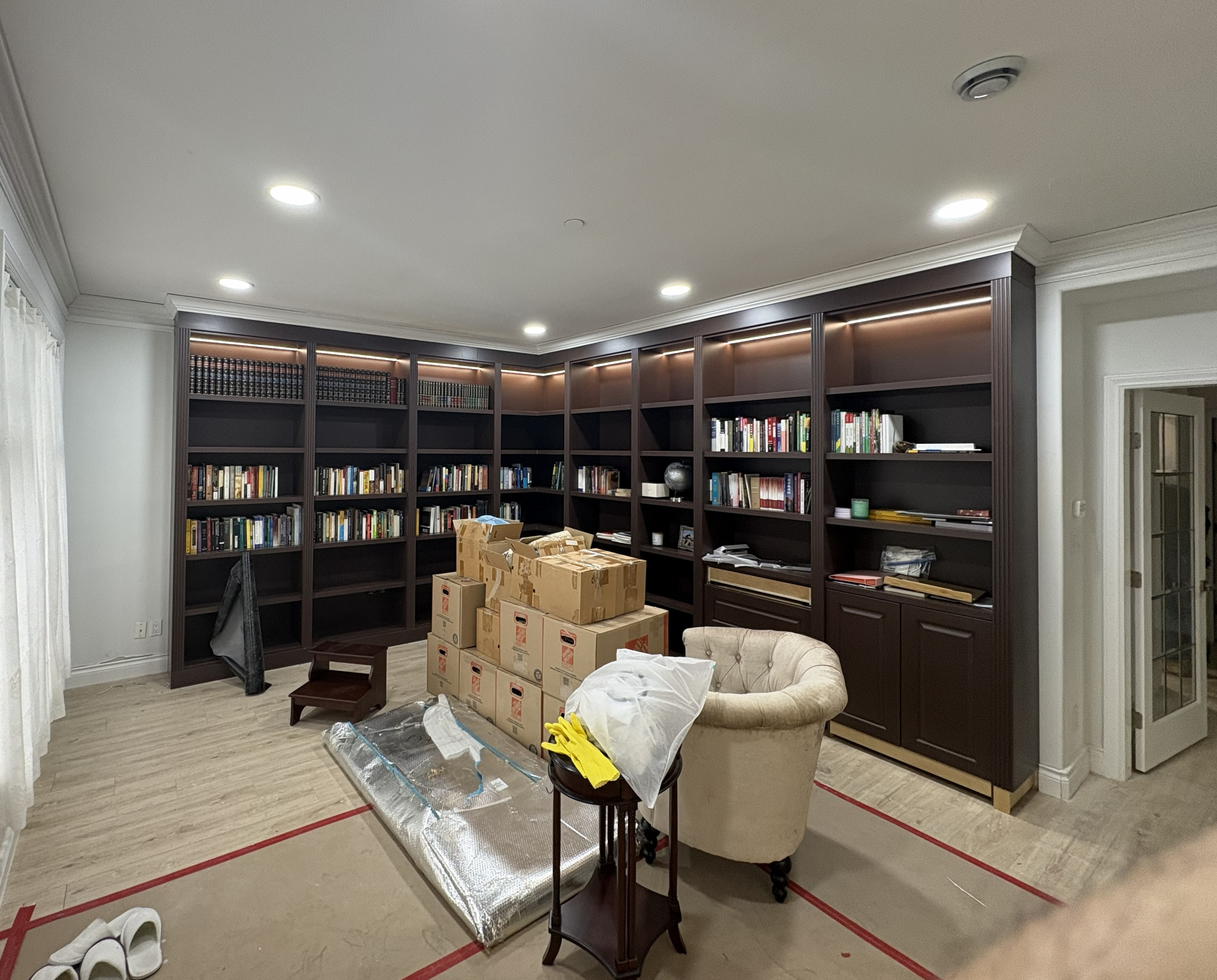 LED strip lighting finished result — Gubond Electrical
